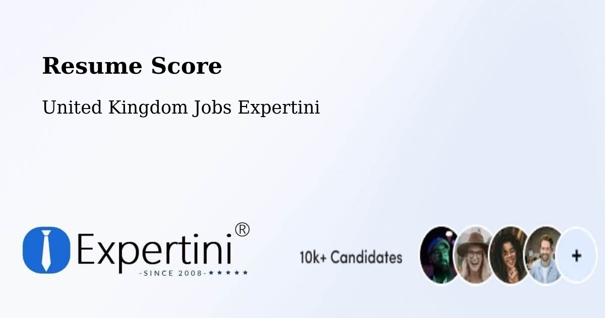 Resume Score & Job Description Match Tool – Ruislip - United Kingdom Jobs Expertini
